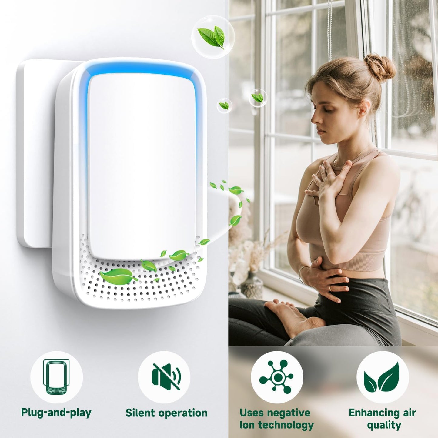 Air Ionizers for Home (3 Pack)