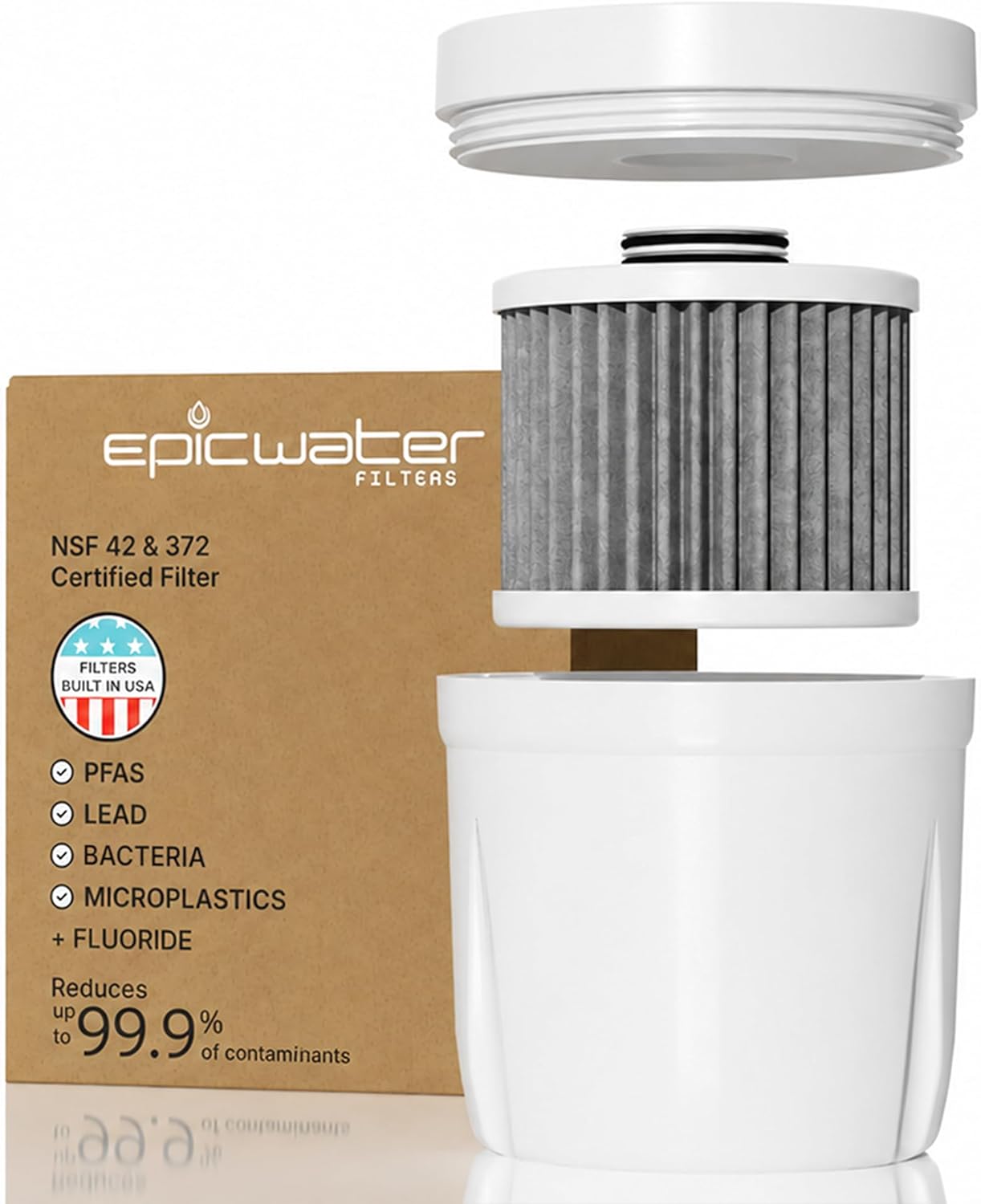Epic Water Filters Pure XP Replacement Cartridge 100 Gallons, Count 1