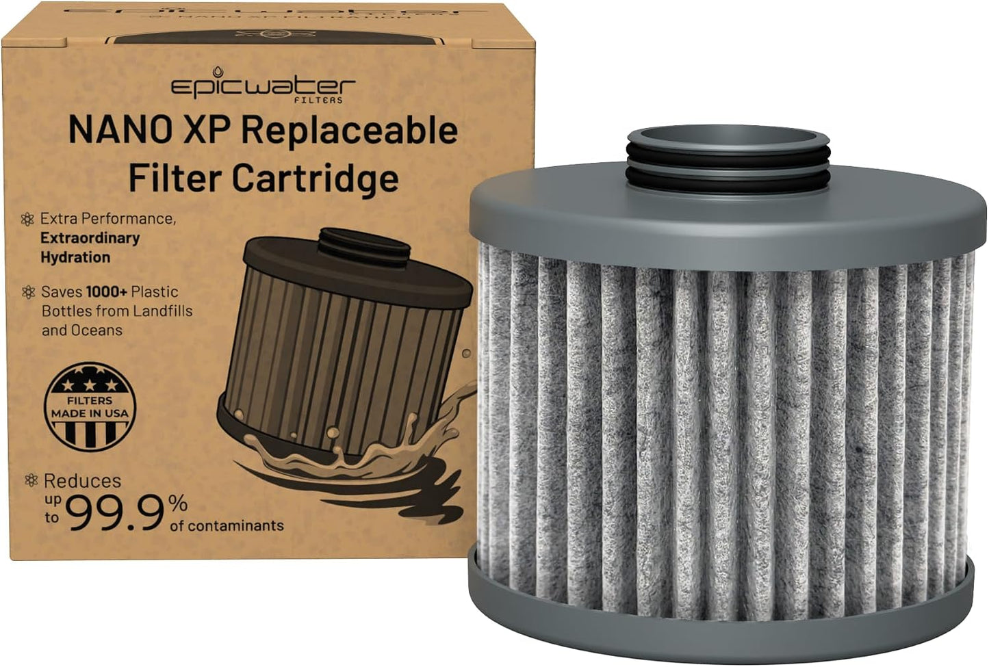 Epic Nano XP Water Filter Replacement 100 Gallon Capacity, 1 Count