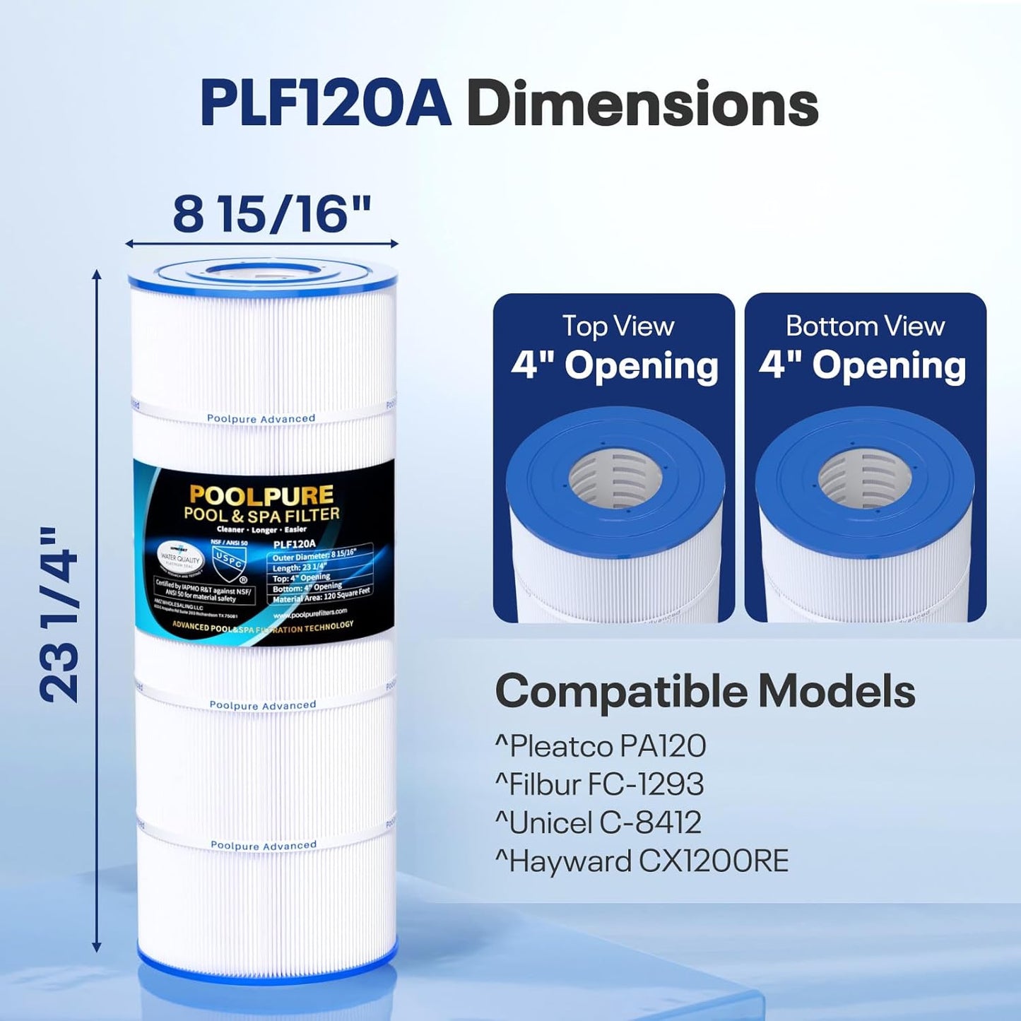 CX1200RE Pool Filter Cartridge Replacement