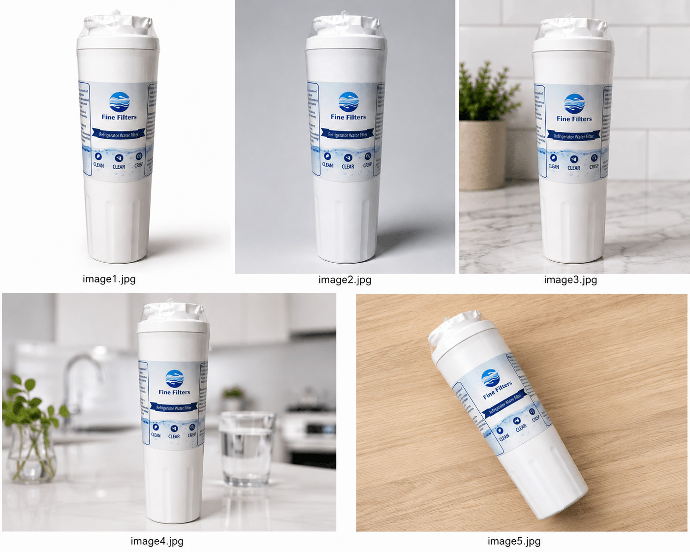 Fine Filters 4 Refrigerator Water Filter 4 Replaces EveryDrop 4 & EDR4RXD1 - Fine Filters