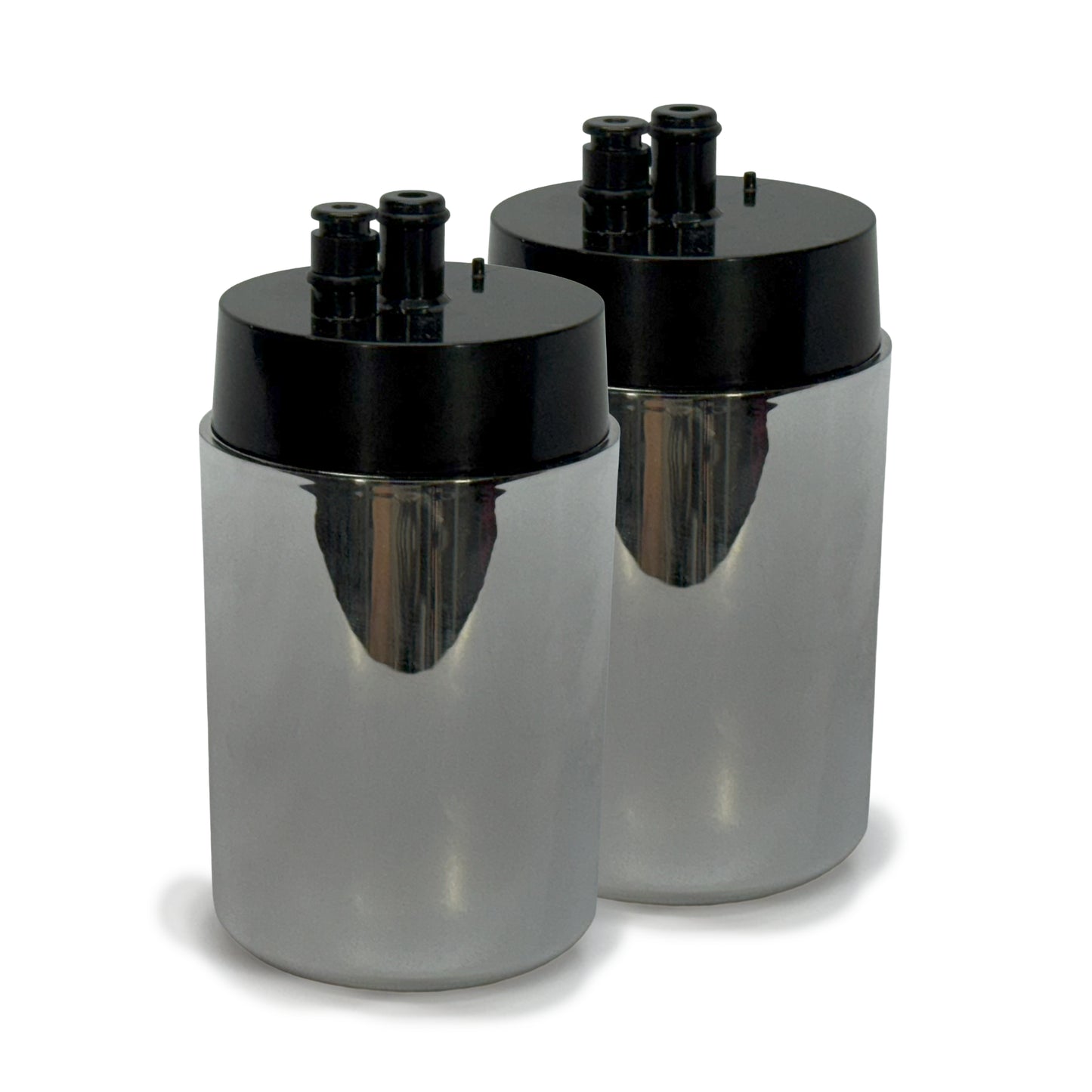 EcoAqua Replacement for Brita® Faucet Water Filter – Chrome | 2-Pack Faucet Filter Cartridges