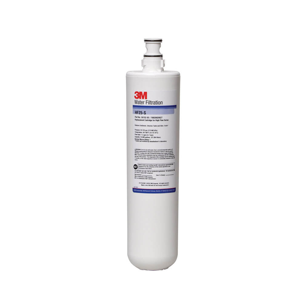 HF25-S High-Flow Replacement Water Filter Cartridge Compatible with 3M™ Systems