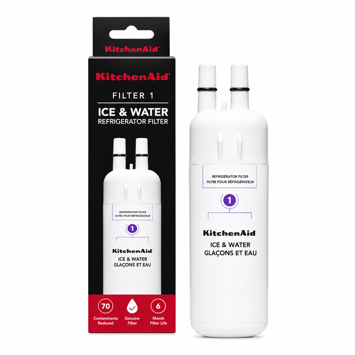 KitchenAid Refrigerator Ice & Water Filter 1 KAD1RXD1