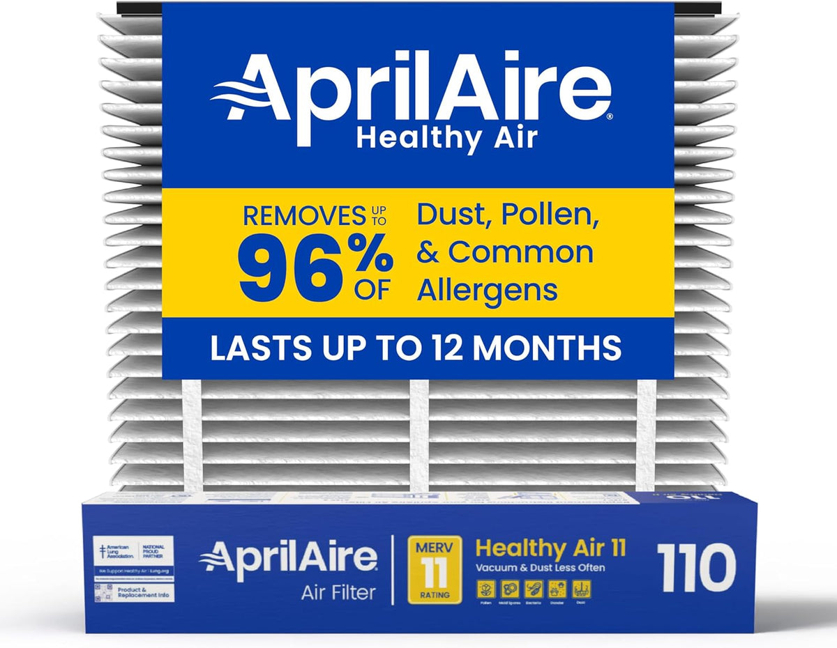 AprilAire 110 Replacement Filter 110 Air Filter MERV 11 (Pack of 1)