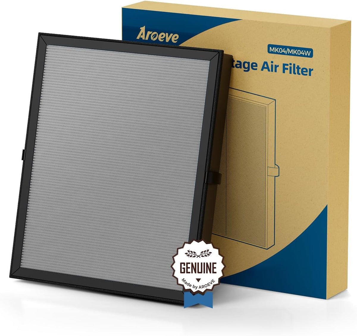 AROEVE MK04 & AP04 Air Filter Replacement-Smoke Version(1 Pack)