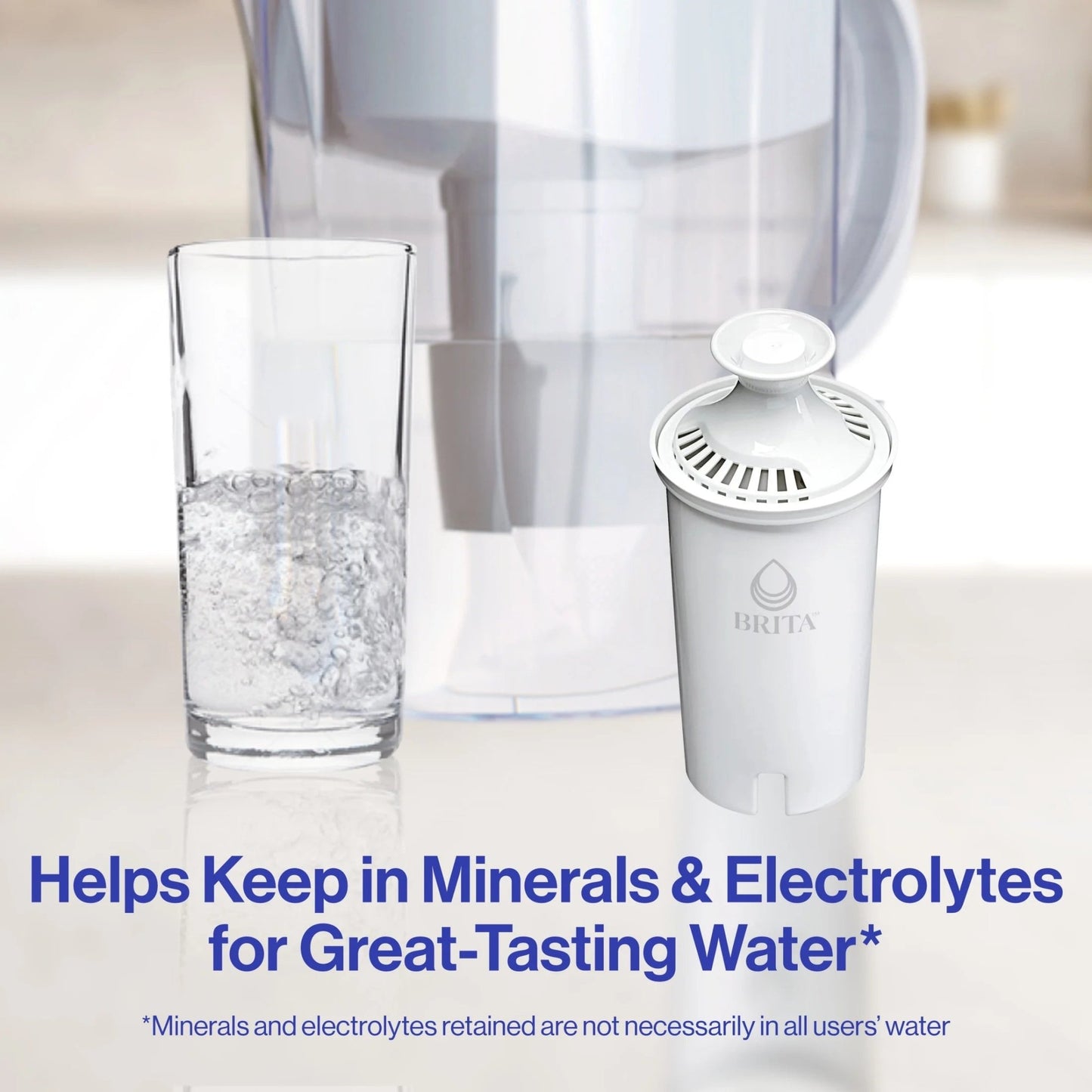 Brita Water Filter, Replacement Filters for Pitchers and Dispensers, BPA Free, 3 Count - Fine Filters