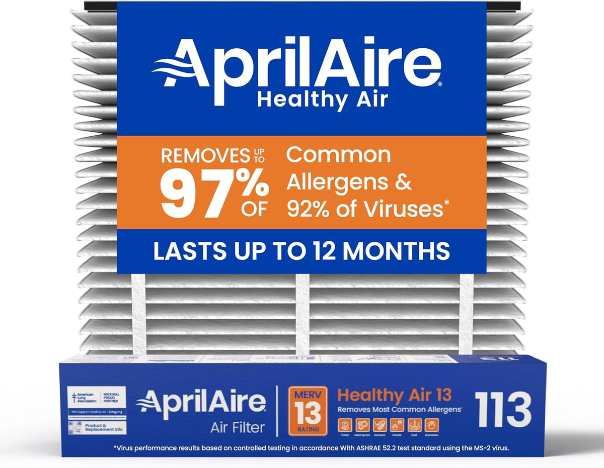 AprilAire 113 Replacement Filter for AprilAire Whole House Air Purifiers - MERV 13