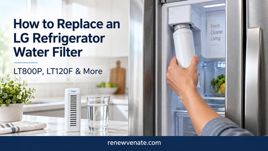 How to Replace an LG Refrigerator Water Filter (LT800P, LT120F & More)