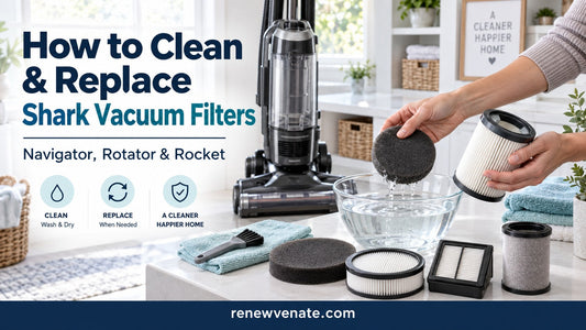 How to Clean & Replace Shark Vacuum Filters (Navigator, Rotator & Rocket)