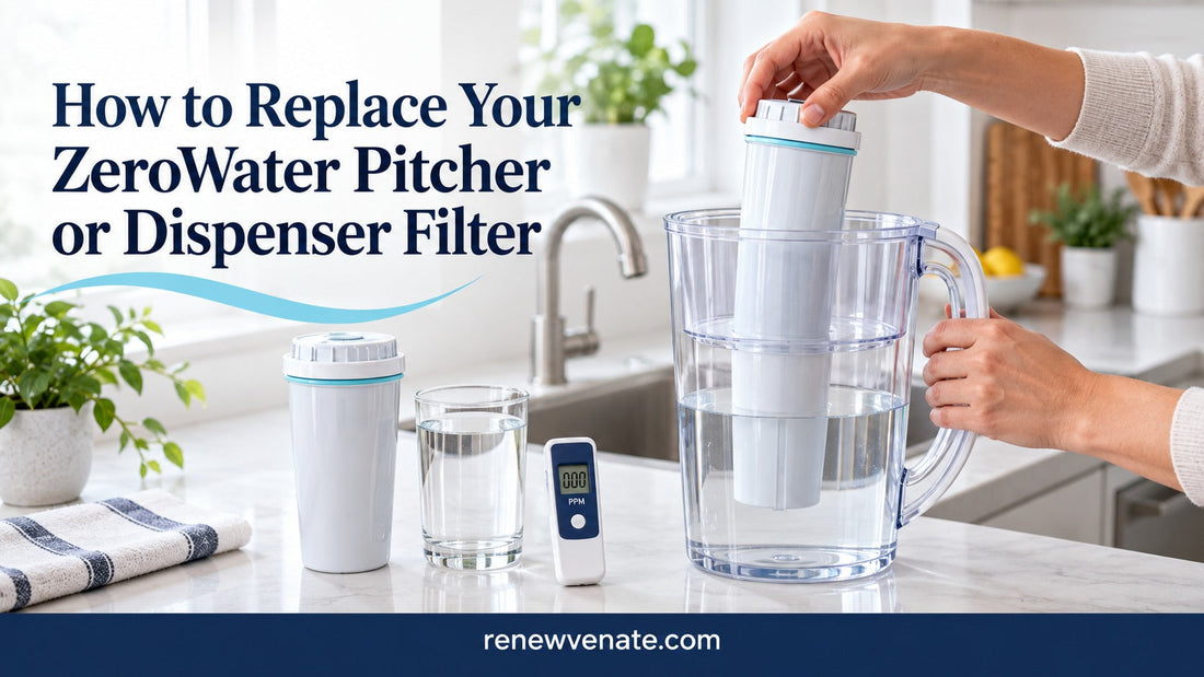 How to Replace Your ZeroWater Pitcher or Dispenser Filter
