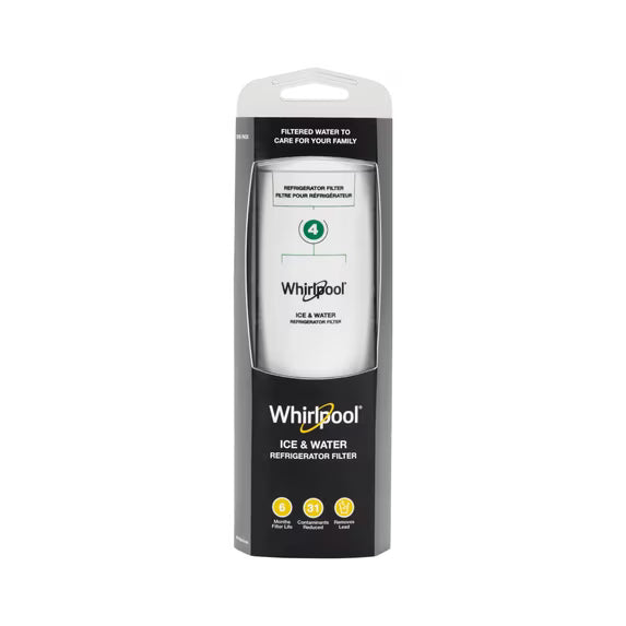Whirlpool Refrigerator Ice and Water Filter 4 – WHR4RXD1, Single-Pack
