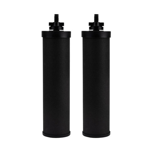 Compatible Replacement Filter for Berkey BB9-2 Gravity Water Filter Systems | Black Carbon Filter Elements | 2-Pack