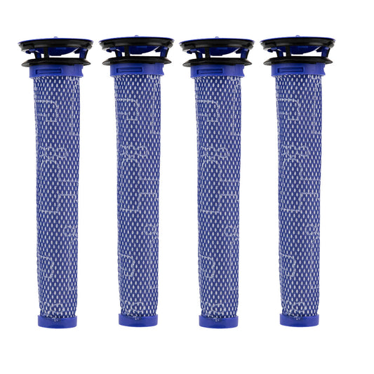 Replacement Pre Filter for Dyson® V6, V7 & V8 Cordless Vacuum Cleaners | Washable | 4-Pack