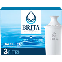Brita Water Filter, Replacement Filters for Pitchers and Dispensers, BPA Free, 3 Count