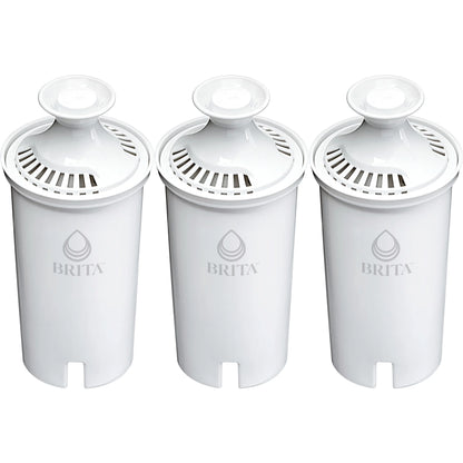 Brita Water Filter, Replacement Filters for Pitchers and Dispensers, BPA Free, 3 Count