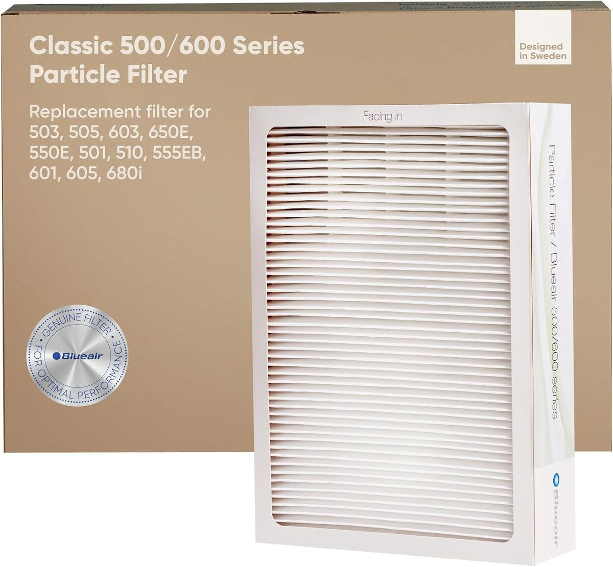 BLUEAIR Genuine Classic 500/600 Series Air Purifier Particle Filter 3-Pack