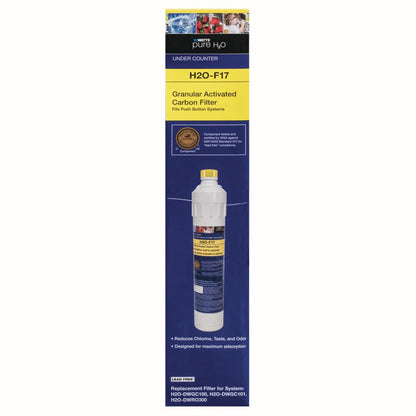Watts Premier H2O-F17 Pure H2O GAC Carbon Replacement Filter Under Counter