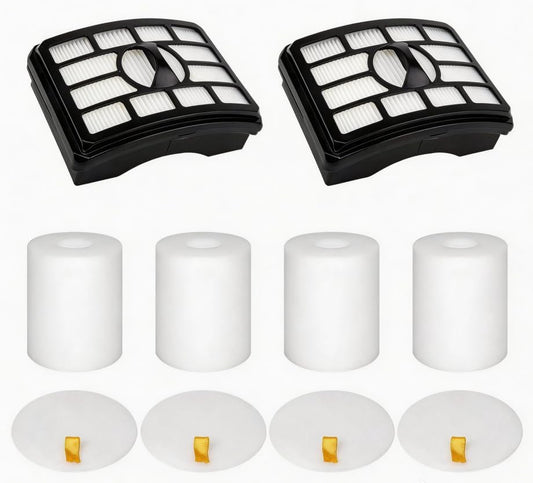 Filter Kit for Shark NV500 Series - 2 HEPA + 4 Foam & Felt Filters - Fine Filters