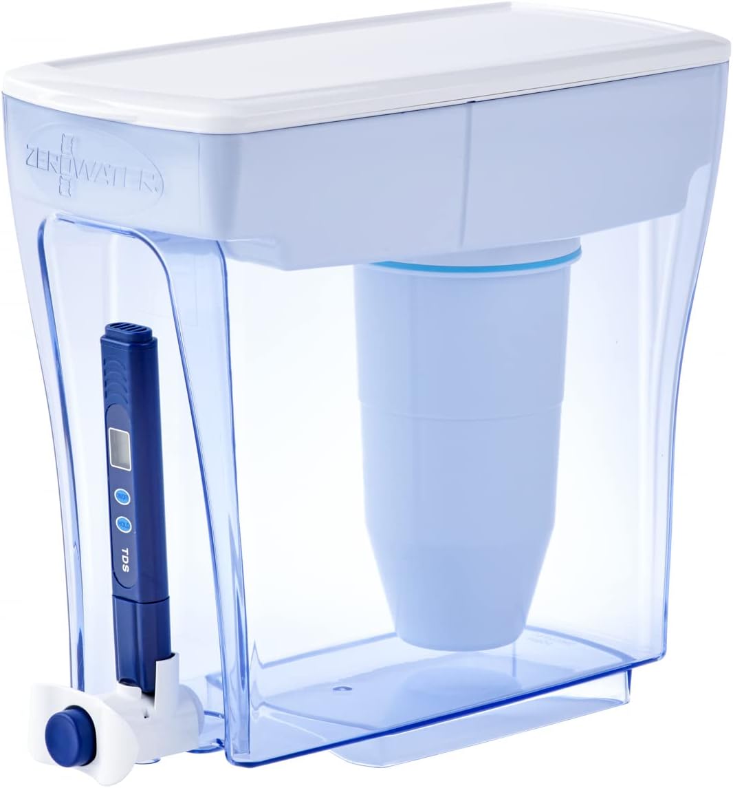 ZeroWater 20-Cup Ready-Pour Water Filter Dispenser with 5-Stage Filtration