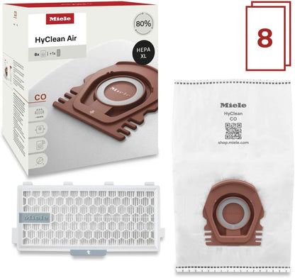 Miele HyClean Air CO Vacuum Cleaner Bags XL Pack for Guard M1 Vacuums