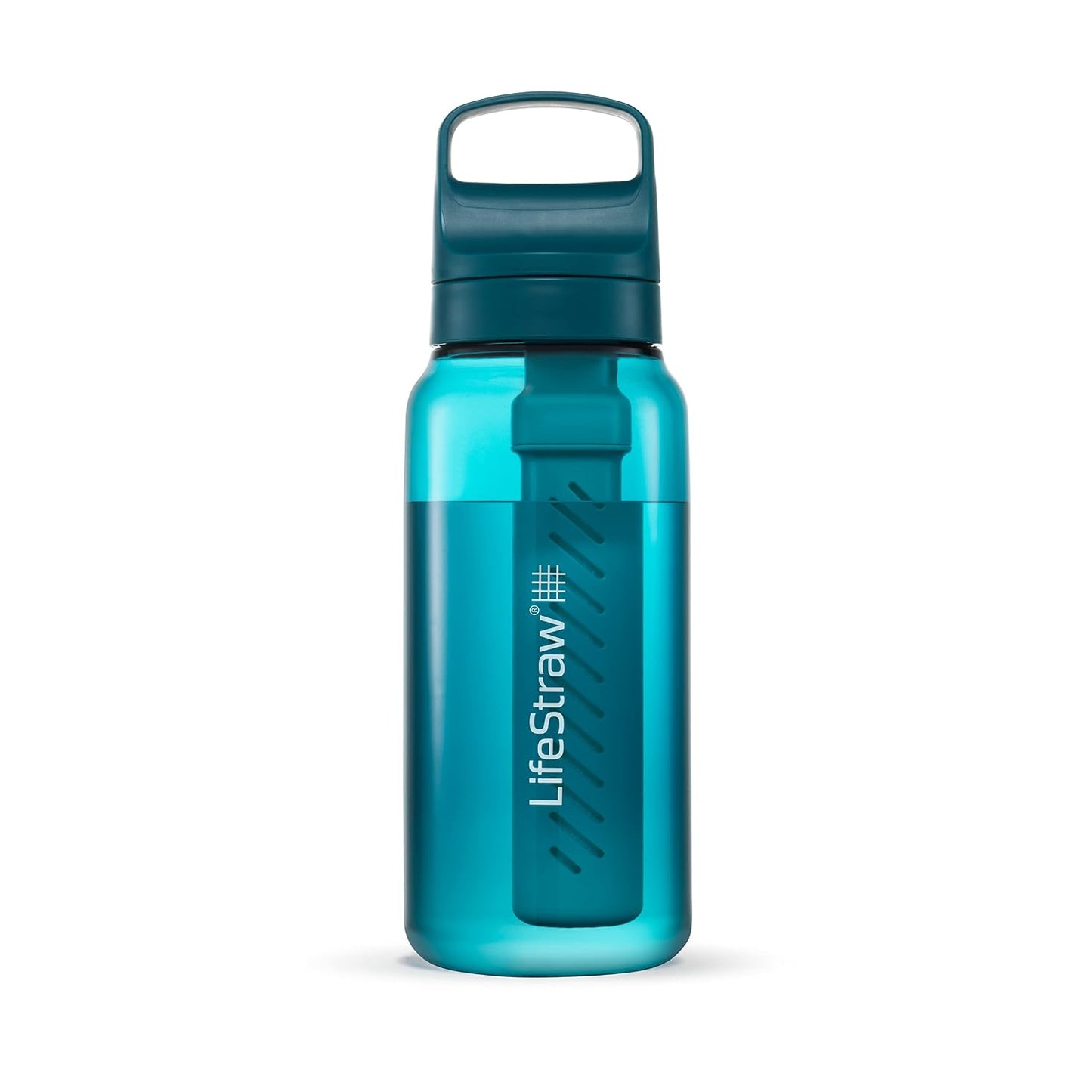 LifeStraw Go Series 1L BPA-Free Water Filter Bottle – Laguna Teal