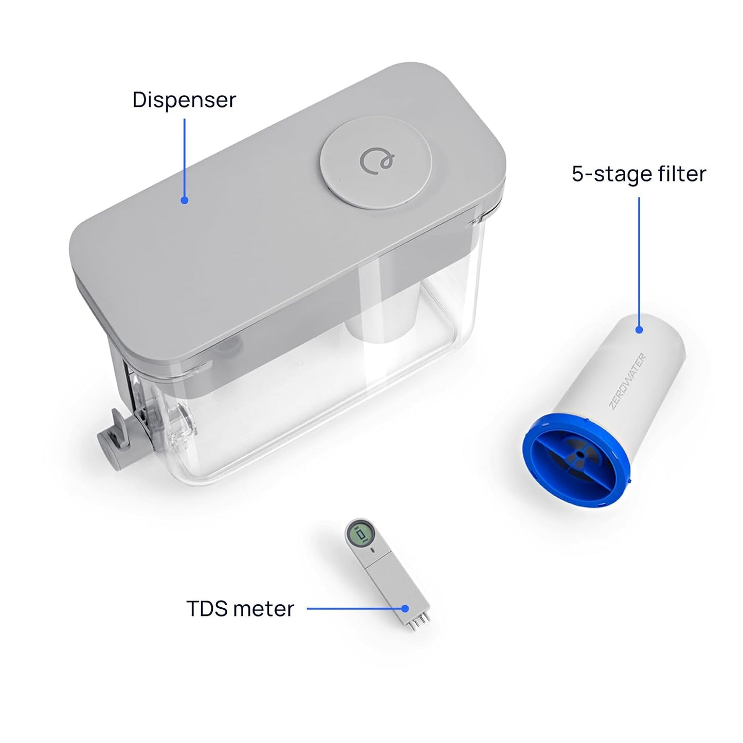 Culligan with ZeroWater Technology 32-Cup Water Filter Dispenser