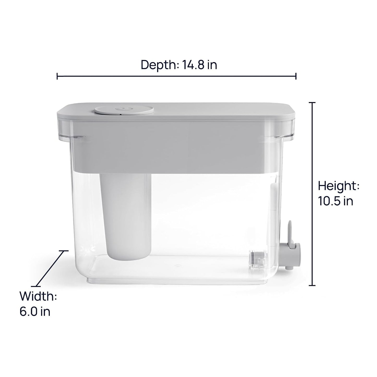 Culligan with ZeroWater Technology 32-Cup Water Filter Dispenser