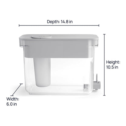 Culligan with ZeroWater Technology 32-Cup Water Filter Dispenser