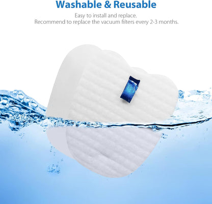 Shark Rocket HV320 Filter Replacement Kit, Fits HV319 HV320 HV321 HV322 HV345 ZS350 ZS351 ZS352, Replaces XPMFK320 1084FTV320, 8 Pack