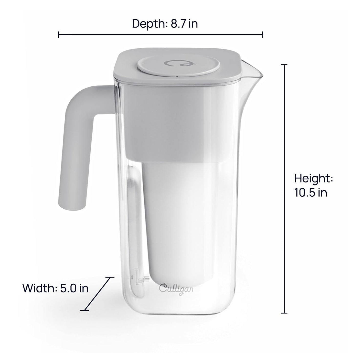 Culligan with ZeroWater Technology 8-Cup Water Filter Pitcher