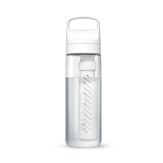 LifeStraw Go Series Water Filter Bottle BPA-Free, 22 oz, Clear