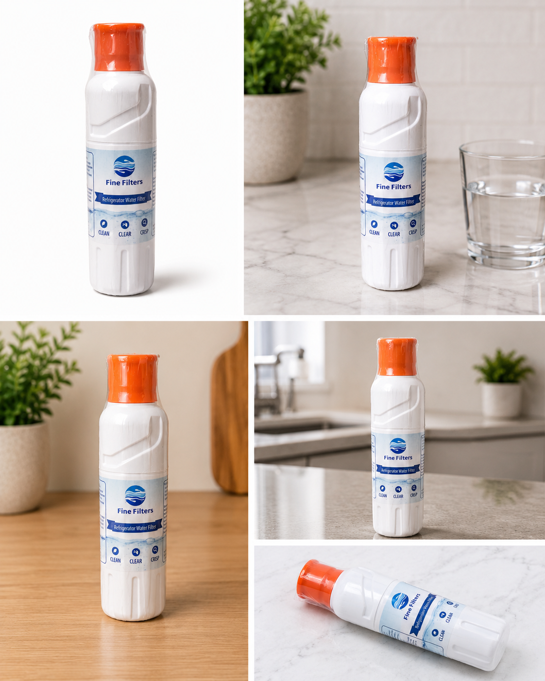 Fine Filters EveryDrop 2 Filter 2 Ice & Water Refrigerator EDR2RXD1