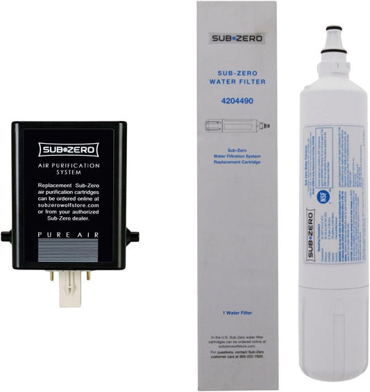 Sub-Zero Refrigerator Replacement Water and Air Filter Combo Pack 4204490 7042798 - Fine Filters