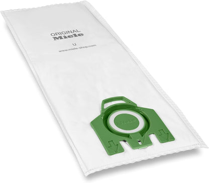 Miele 10123230 AirClean 3D Efficiency U Vacuum Cleaner Dustbags, 4 Bags with 2 Filters