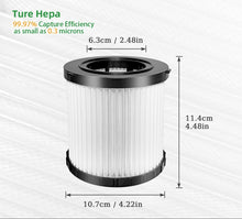 DCV5801H HEPA Filter Replacement Kit for DeWalt DCV580H DCV581H 20V MAX Wet/Dry Vacuum, 2 Pack