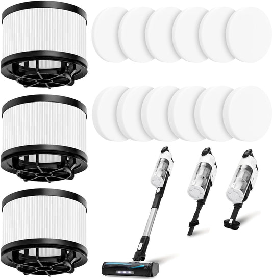 LVAC-200 Replacement Filter Set for LEVOIT LSV-V201-WUS Cordless Vacuum