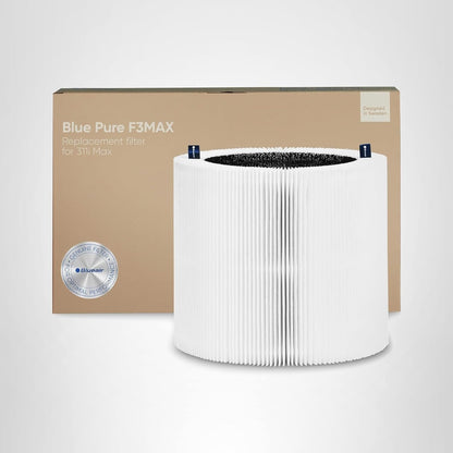 Blueair Blue Pure F3MAX Genuine Replacement Filter for 311i Max, HEPASilent Air Purifier Filter