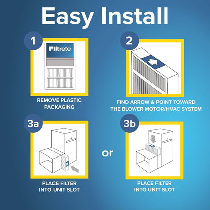 Filtrete 20x25x5 Air Filter MERV 11, MPR 1000 Micro Allergen Defense, 2-Pack, Fits Lennox, Pleated Electrostatic HVAC Filter