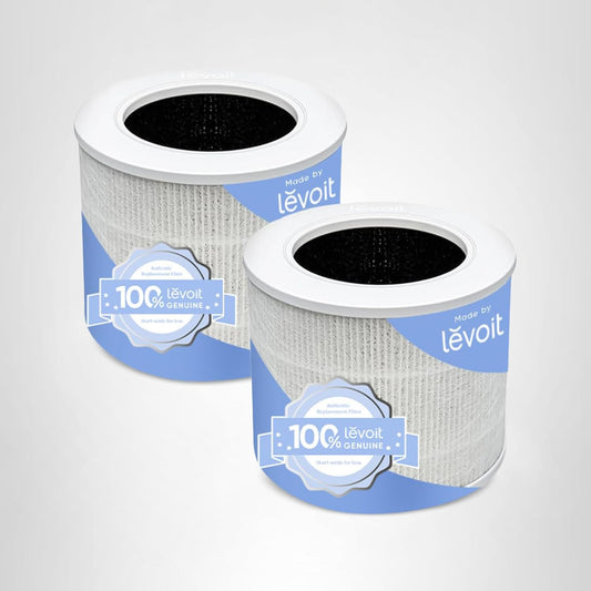 Levoit Core Mini-P Air Purifier Genuine Replacement Filter, AHAM VERIFIDE, HEPA & Activated Carbon, Core Mini-RF, 2-Pack