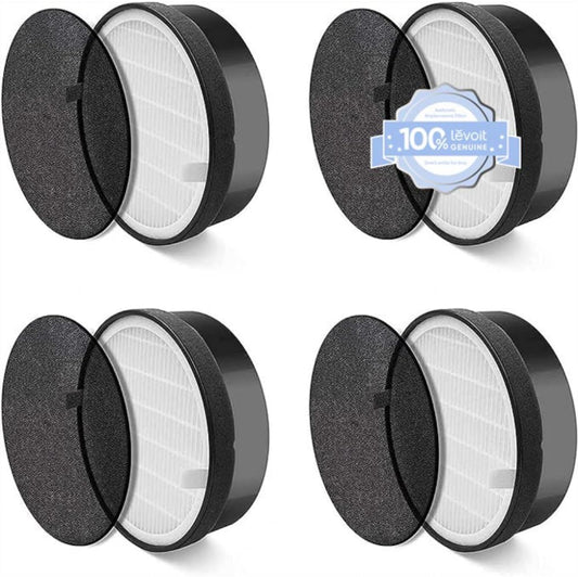 Levoit LV-H132 Air Purifier Replacement Filter, Genuine Air Filters, 4 Pack