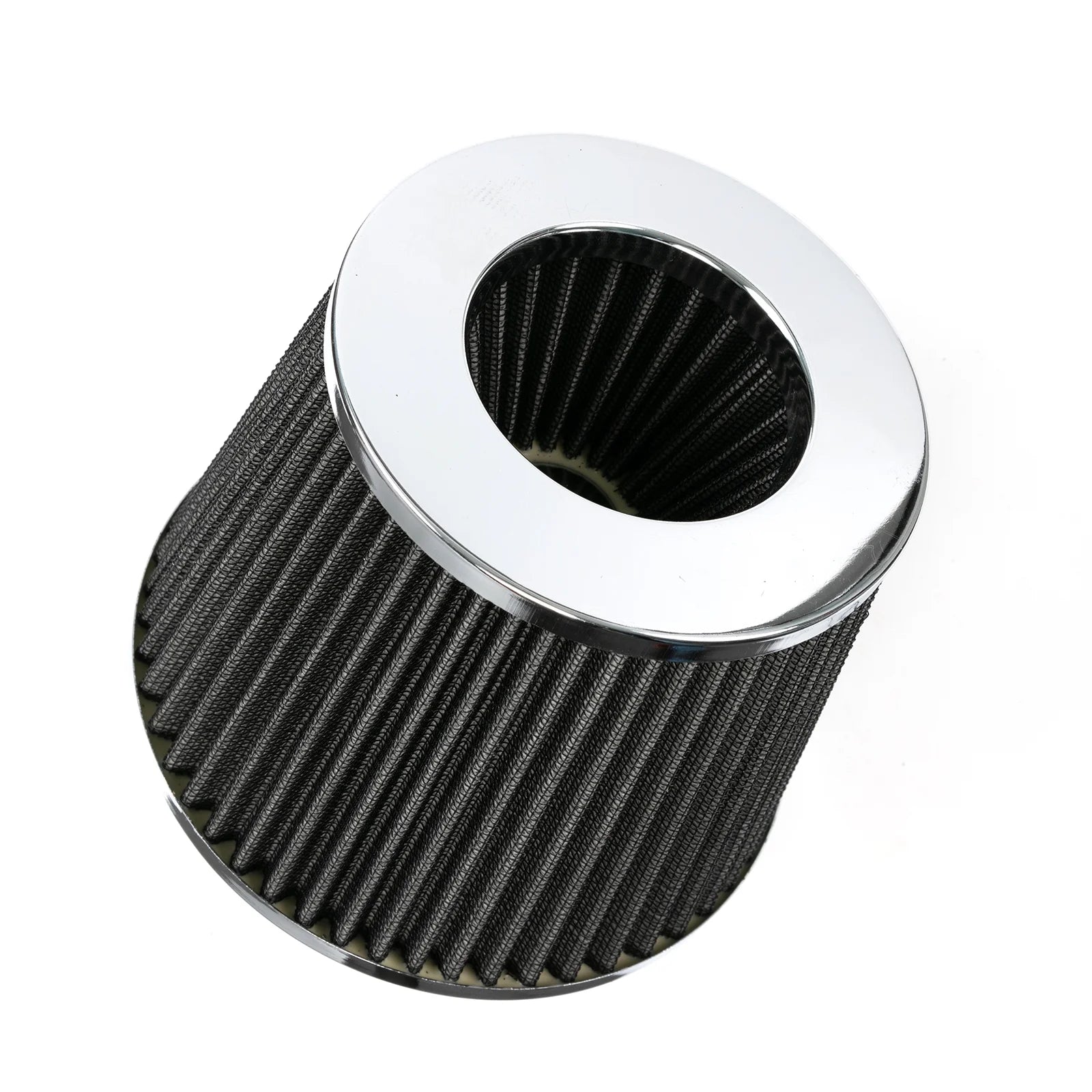 AUTOXBERT Black 3" 76Mm Inlet Cold Air Intake Filter Cone Replacement High Performance Washable Dry Engine Air Filter