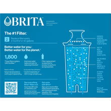 Brita Standard Water Filter, Replacement Filters for Pitchers and Dispensers, BPA Free, 6 Count