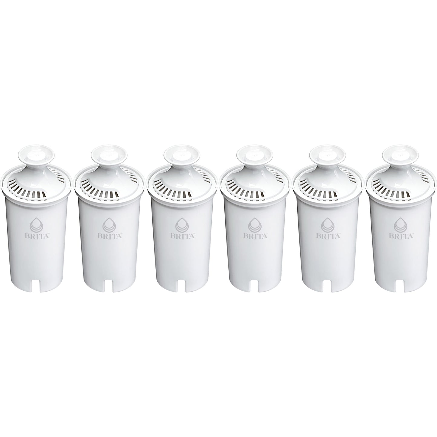 Brita Standard Water Filter, Replacement Filters for Pitchers and Dispensers, BPA Free, 6 Count