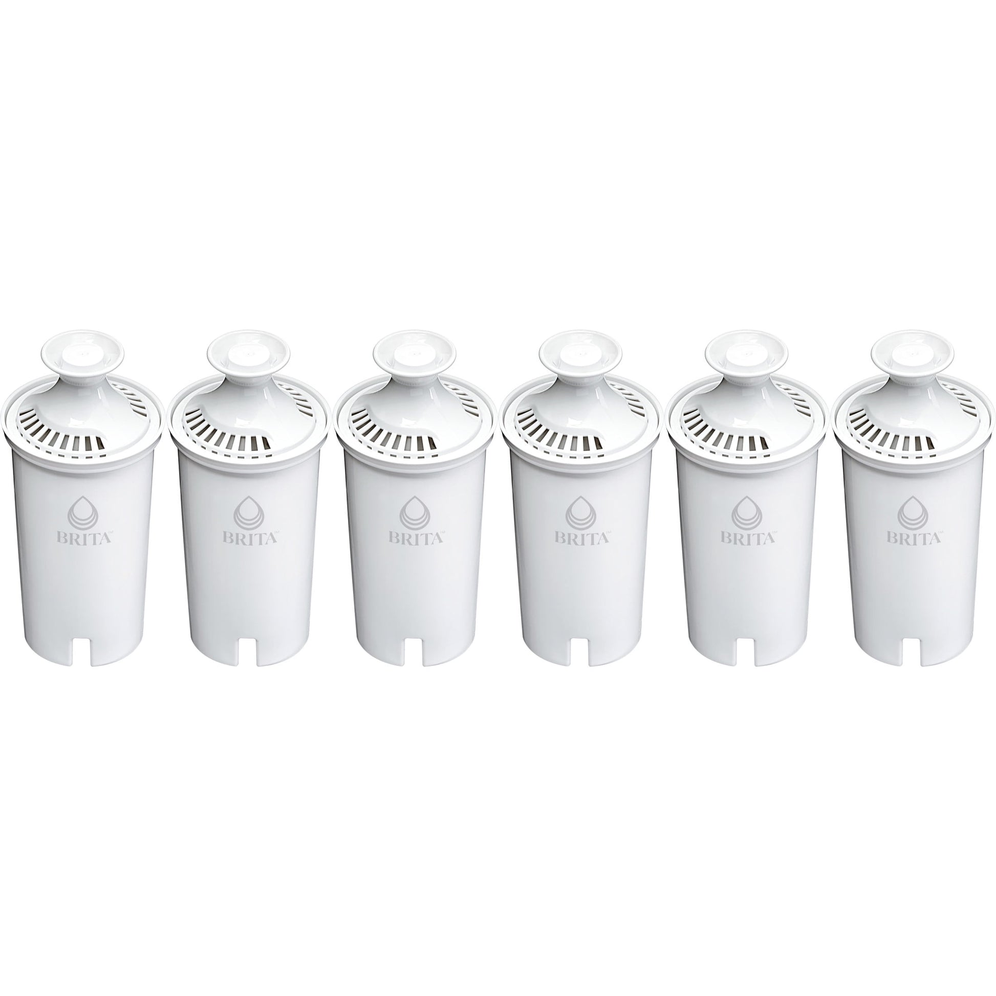 Brita Standard Water Filter, Replacement Filters for Pitchers and Dispensers, BPA Free, 6 Count
