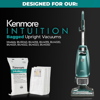 Kenmore IB600 HEPA Intuition Upright Vacuum Bags – 6-Pack