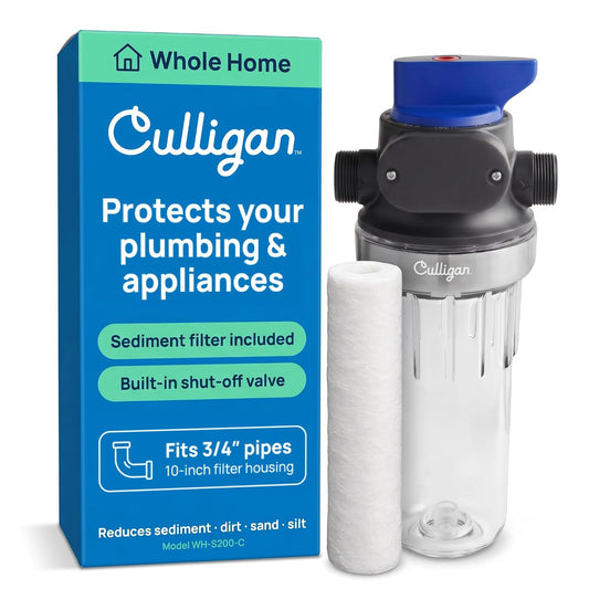 Culligan WH-S200-C Whole House Water Filter Housing, 3/4" Inlet/Outlet