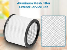 Shop-Vac 90304 Replacement Cartridge Filter, Fits 5 Gallon and Larger Wet Dry Vacuums, 2 Pack