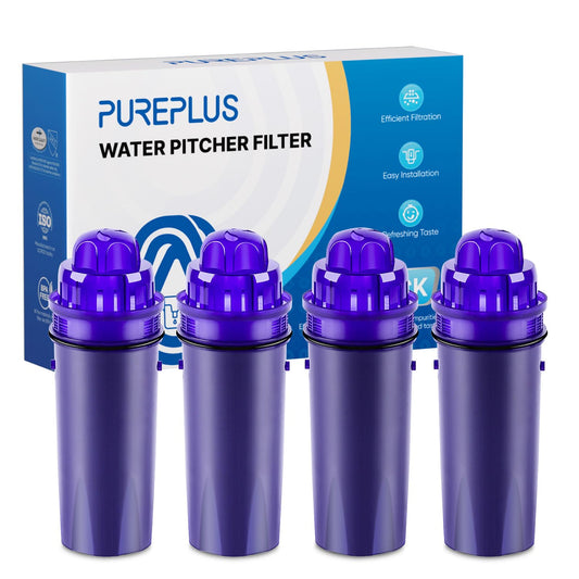 PUREPLUS CRF950Z Water Filter for PUR Pitchers & Dispensers, 4 Pack