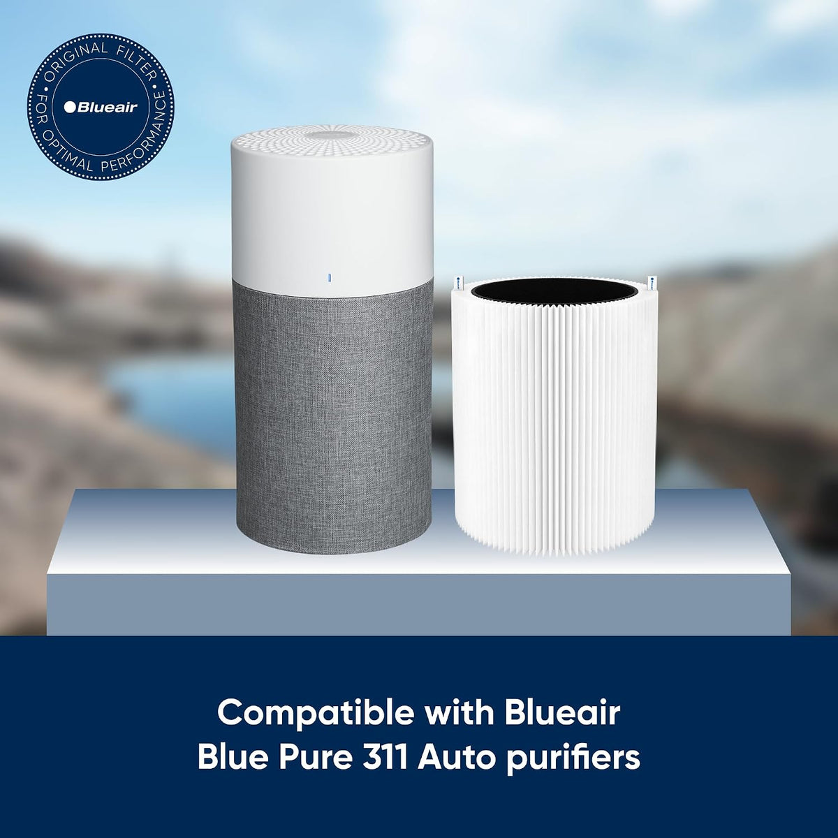 BLUEAIR Genuine 311 Auto Air Purifier Replacement Filter, Everyday